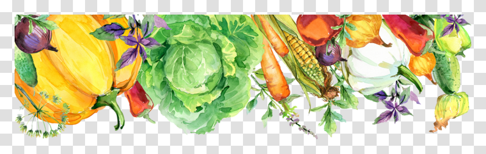 Veggie Border, Plant, Vegetable, Food, Produce Transparent Png