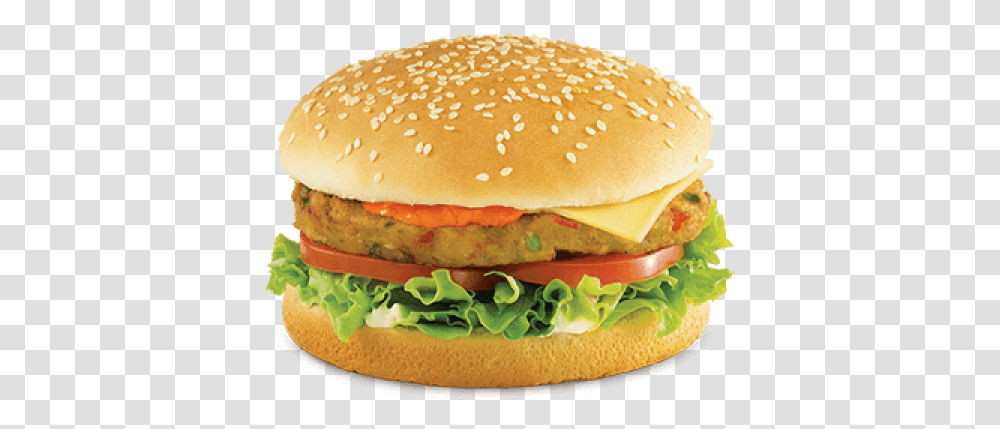 Veggie Burger Hamburger Vegetarian Cuisine Kfc French Egg Shami Burger, Food Transparent Png