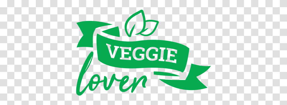 Veggie Lover Ribbon Badge & Svg Vector File Clip Art, Text, Logo, Symbol, Word Transparent Png