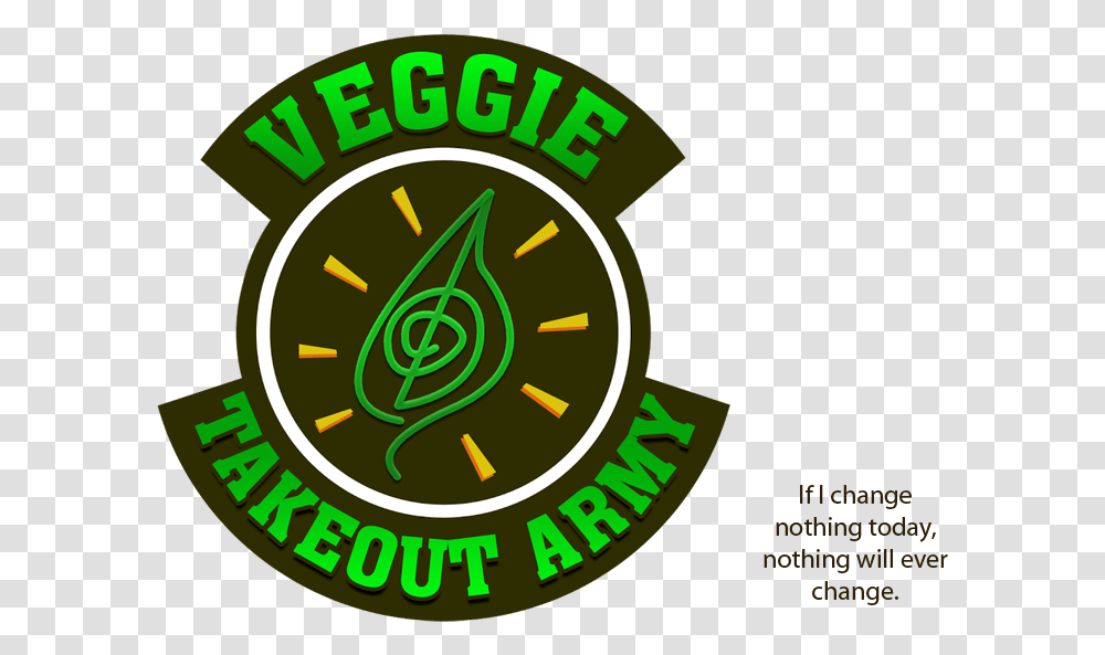 Veggie Takeout Army Emblem, Logo, Trademark Transparent Png