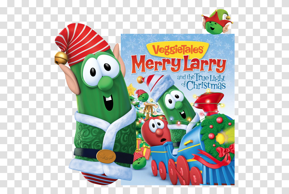 Veggie Tales Clipart Veggietales Merry Larry And The True Light, Toy, Food, Outdoors, Cake Transparent Png
