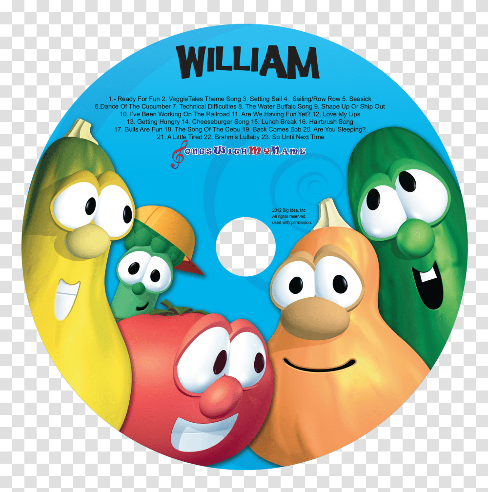 Veggie Tales Silly Songs, Dvd, Disk, Flyer, Poster Transparent Png