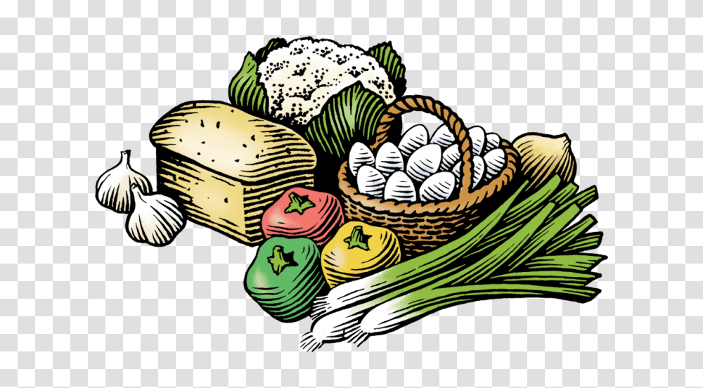 Veggies Eggs Bread, Food, Plant, Bird, Animal Transparent Png
