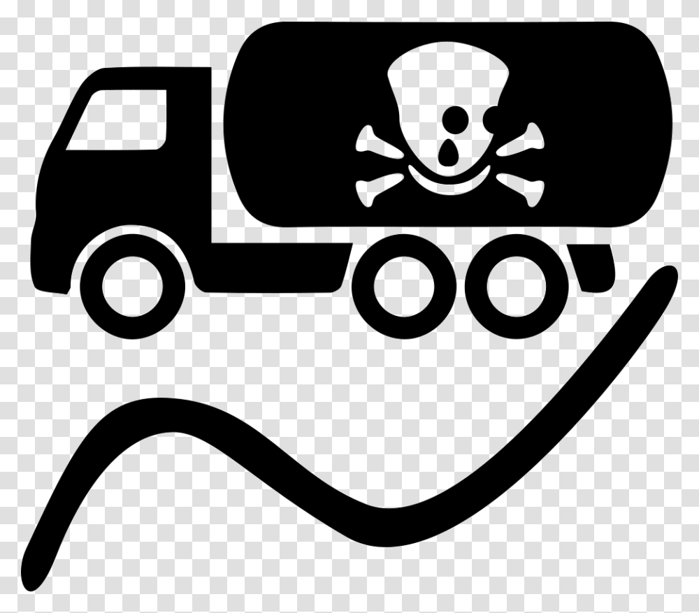 Vehicle Running Track For Vehicles Carrying Dangerous Chemicals Transport Icon, Stencil, Logo, Trademark Transparent Png
