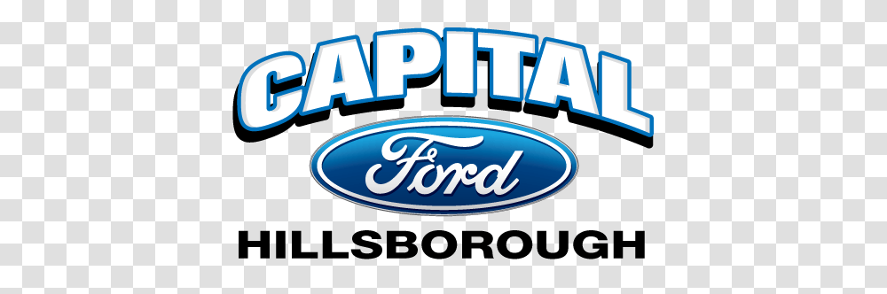Vehicle Showroom Capital Ford Of Hillsborough North Carolina, Logo, Trademark, Label Transparent Png