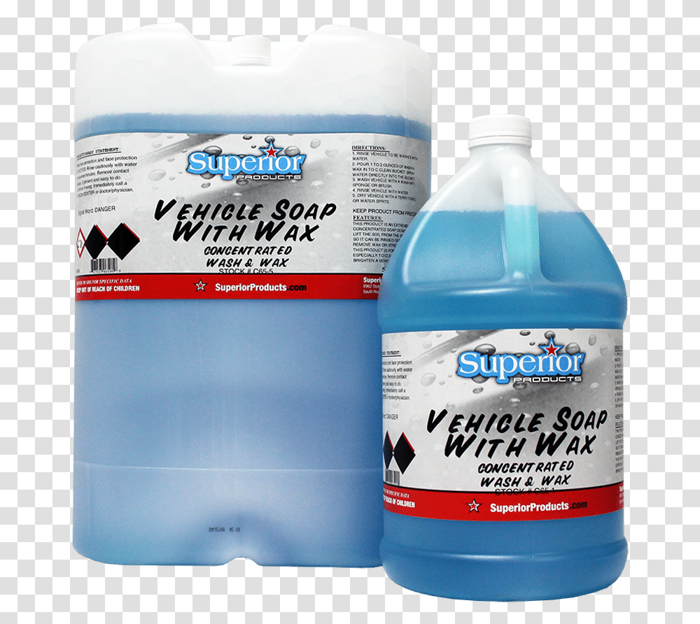 Vehicle Soap With Wax Car Soap With Wax 5 Gallon, Bottle, Cosmetics, Syrup, Seasoning Transparent Png