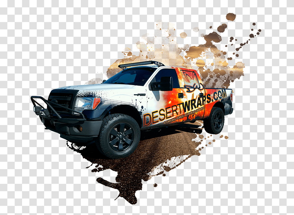 Vehicle Wraps And Graphics Palm Desert Ford, Transportation, Offroad, Truck, Wheel Transparent Png