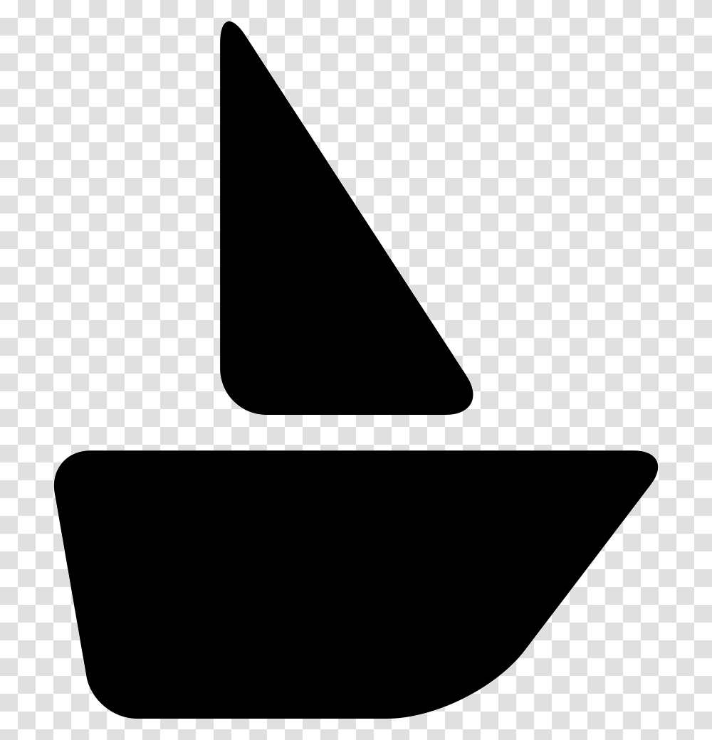 Veil Boat, Triangle, Logo, Trademark Transparent Png