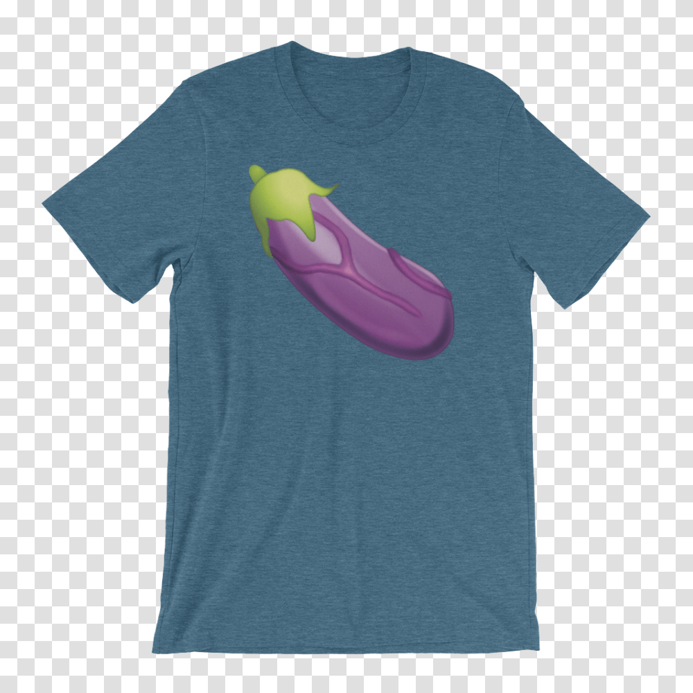 Veiny Eggplant Emoji, Apparel, T-Shirt, Sleeve Transparent Png