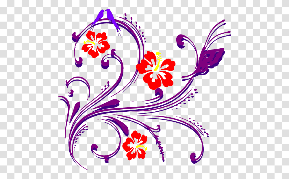 Vektor Bunga Download Border Front, Floral Design, Pattern Transparent Png