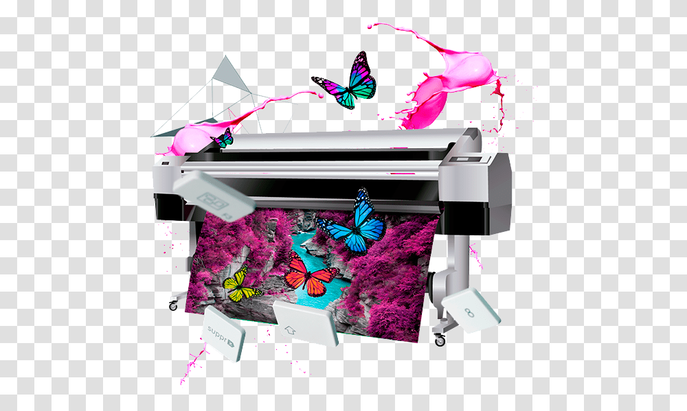 Vektor Digital Print, Machine, Printer, Label Transparent Png