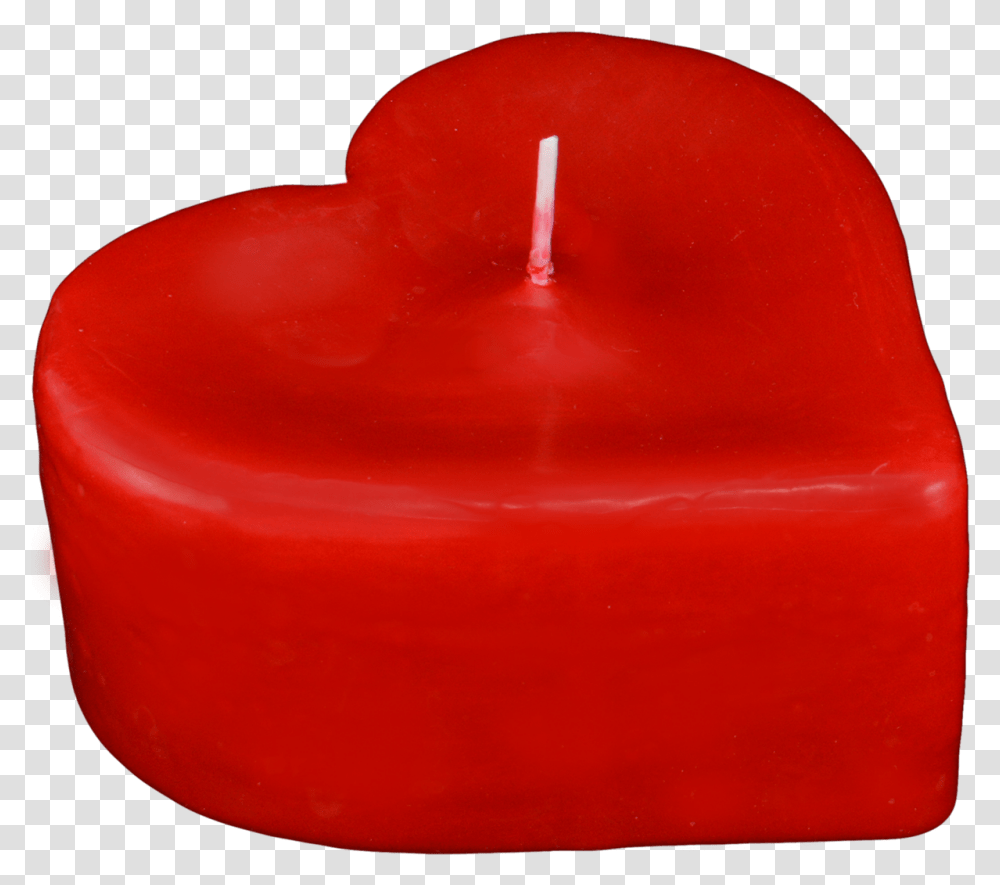 Vela Corazn Plano 125mm Advent Candle, Ketchup, Food Transparent Png