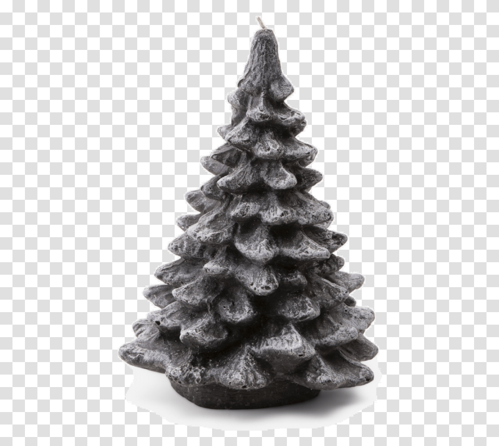 Vela Rbol De Navidad Gris Oscuro 25 Cms Christmas Tree, Plant, Ornament, Wedding Cake, Dessert Transparent Png