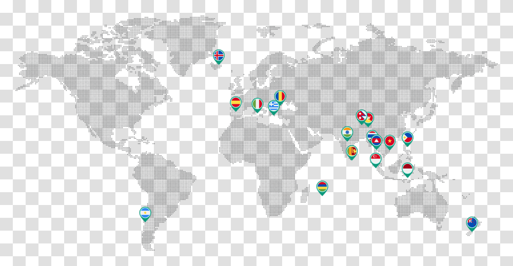 Velankanni Matha Dotted World Map Svg, Person, Silhouette, Electronics, Paintball Transparent Png