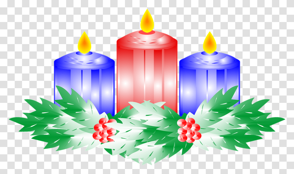 Velas Llama Acebo Navidad Das De Fiesta Llama De Navidad, Candle Transparent Png