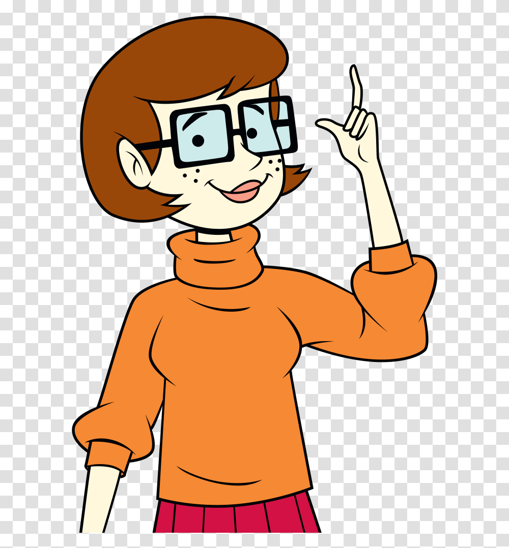 Velma Dinkley Be Cool Scooby Doo, Person, Sunglasses, Hand Transparent Png