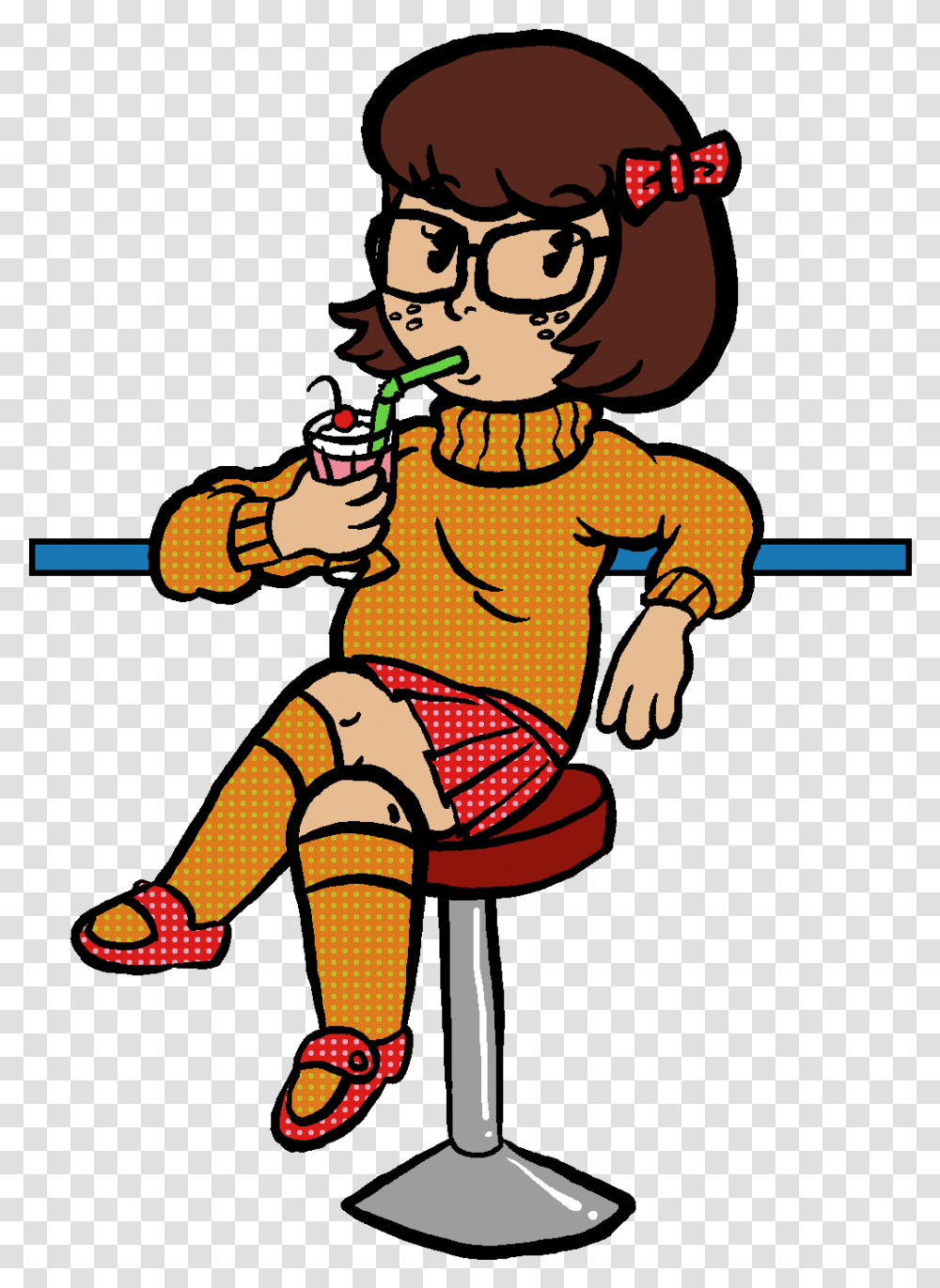 Velma Milkshake Adventure Dx, Person, Shorts, People Transparent Png