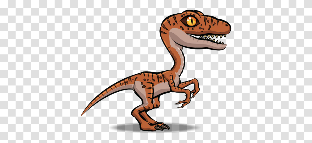 Velociraptor Tyrannosaurus Cartoon Dinosaur Animation Raptor Dinosaur Clipart, Reptile, Animal, T-Rex, Horse Transparent Png