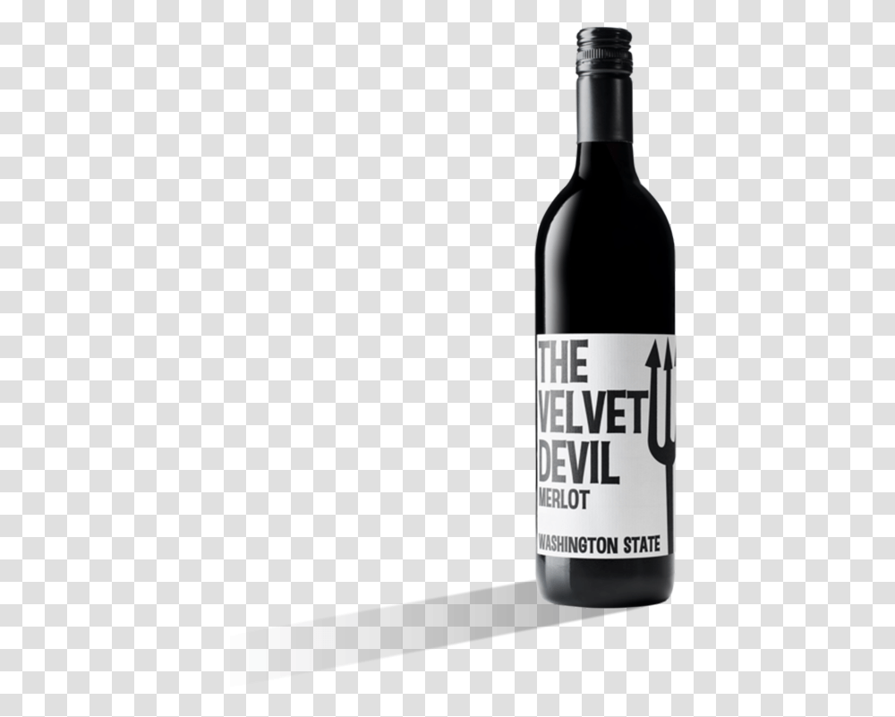Velvet Devil Merlot, Wine, Alcohol, Beverage, Bottle Transparent Png