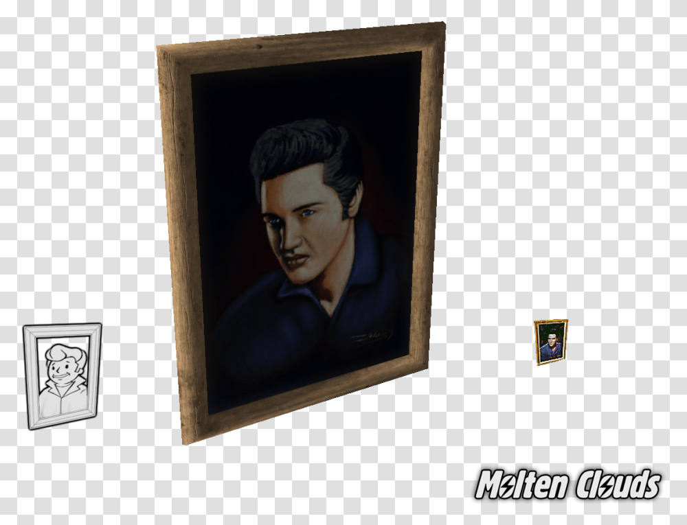 Velvet Elvis Image The Chosen's Way Mod For Fallout New Poster Frame, Person, Head, Art, Text Transparent Png