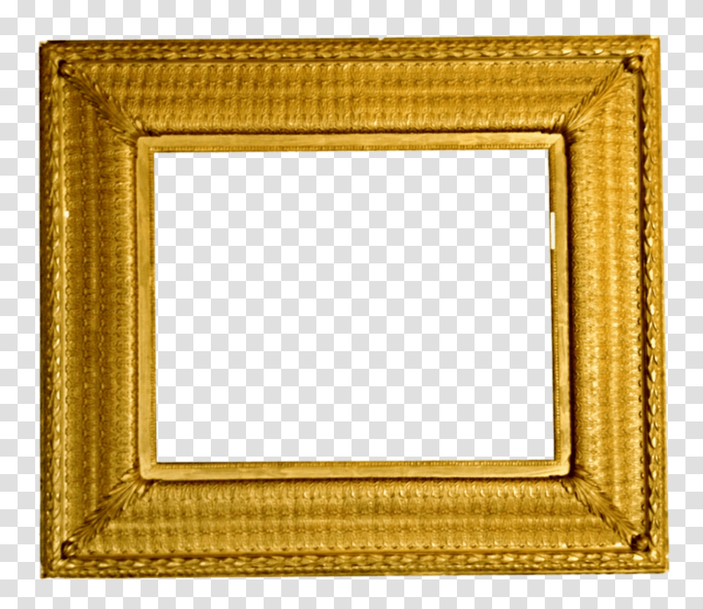 Velvet Gold Frame, Mirror, Bronze, Plaque Transparent Png