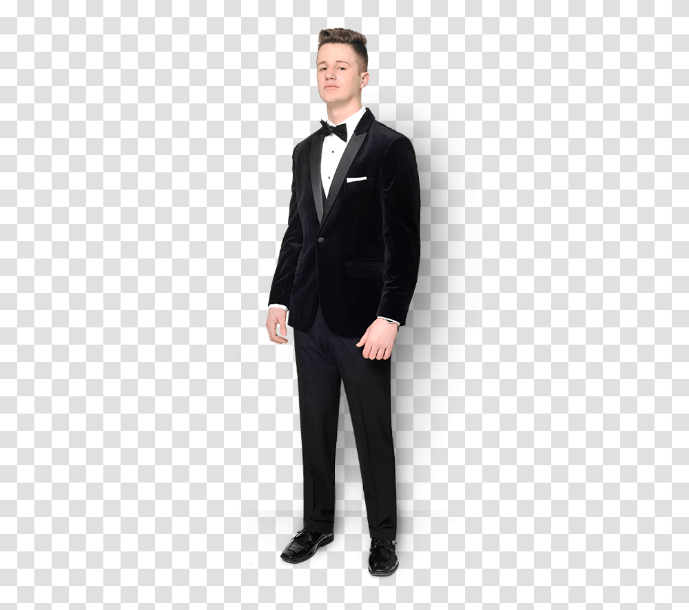 Velvet Suit Prom Black, Overcoat, Tuxedo, Person Transparent Png