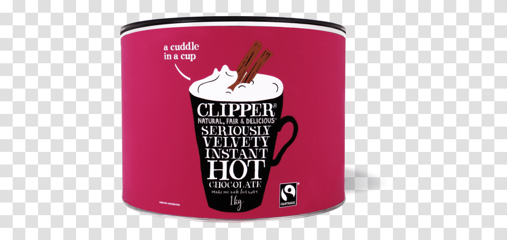 Velvety Instant Hot Chocolate Hot Chocolate Tub, Coffee Cup, Dessert, Food, Beverage Transparent Png