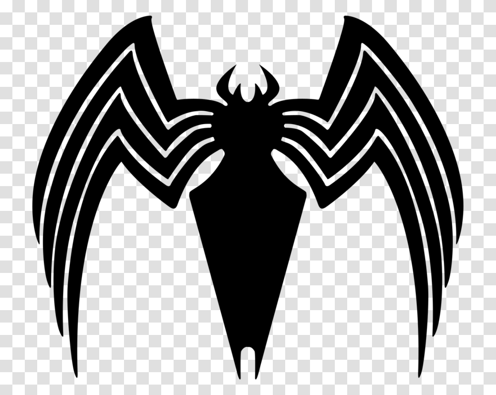 Venam Logo By Navdbest D5iog6g Spider Man Symbiote Logo, Gray Transparent Png