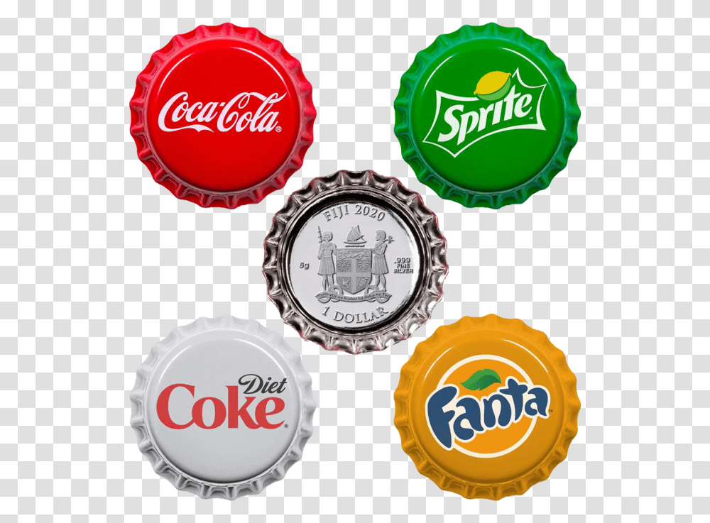 Vending Machine Set Sprite Fanta Bottle Coca Cola Bottle Caps, Logo, Symbol, Trademark, Beverage Transparent Png