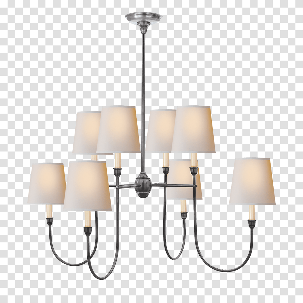 Vendome Large Chandelier, Lamp, Lighting, Light Fixture, Lampshade Transparent Png