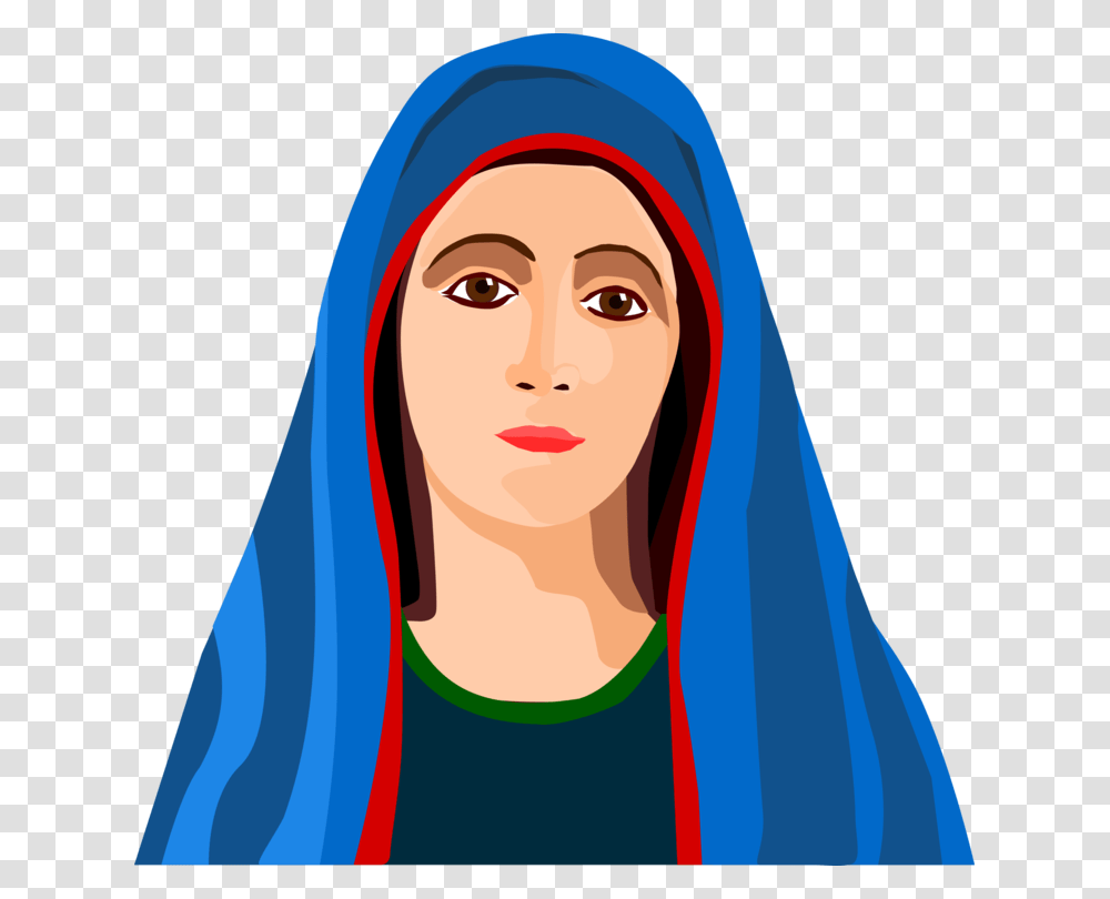 Veneration Of Mary In The Catholic Church Computer Icons Mary, Face, Person, Smile, Female Transparent Png