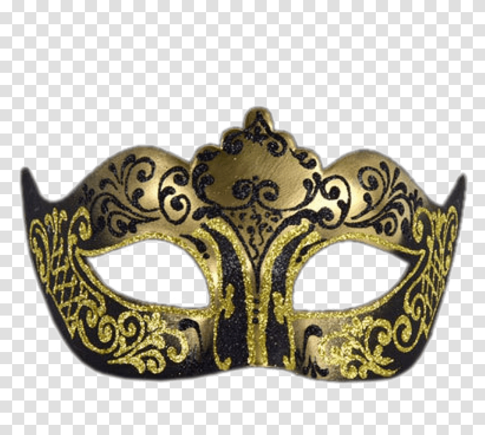 Venetian Mask Gold Venetian Masquerade Masks, Rug, Panther, Wildlife, Mammal Transparent Png