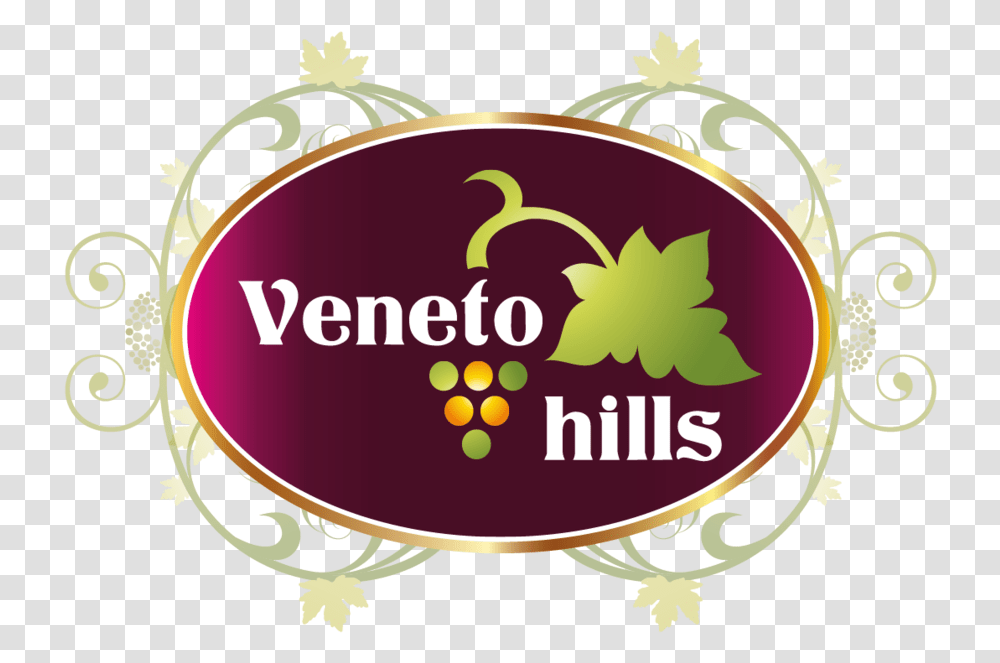 Veneto Hills, Label, Text, Oval, Plant Transparent Png
