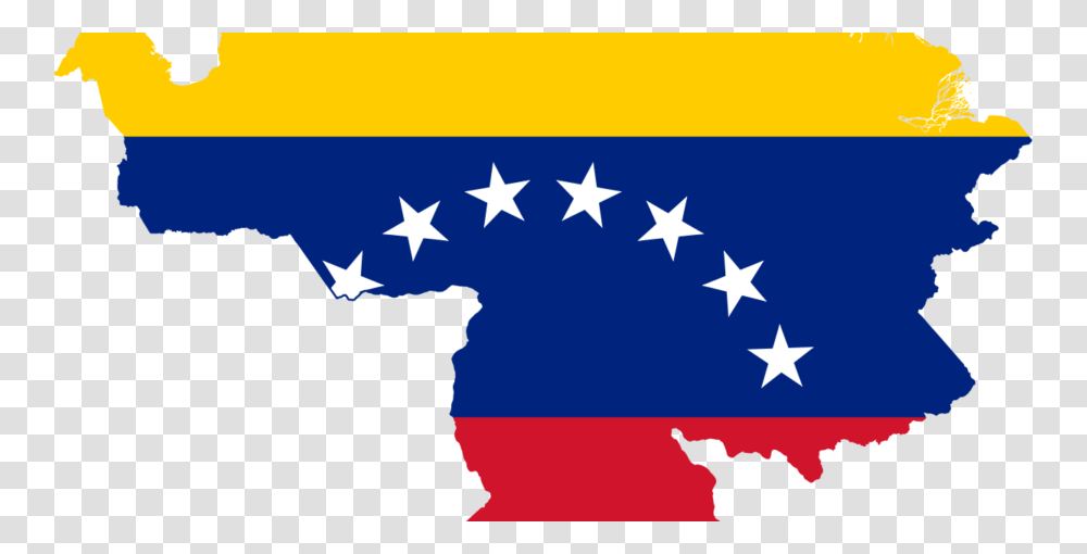 Venezuela Flag Country Shape, Star Symbol, Mammal Transparent Png