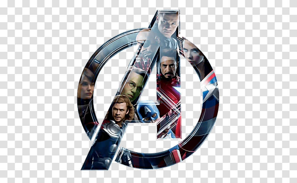 Vengadores Avengers Logo, Person, Poster, Advertisement Transparent Png