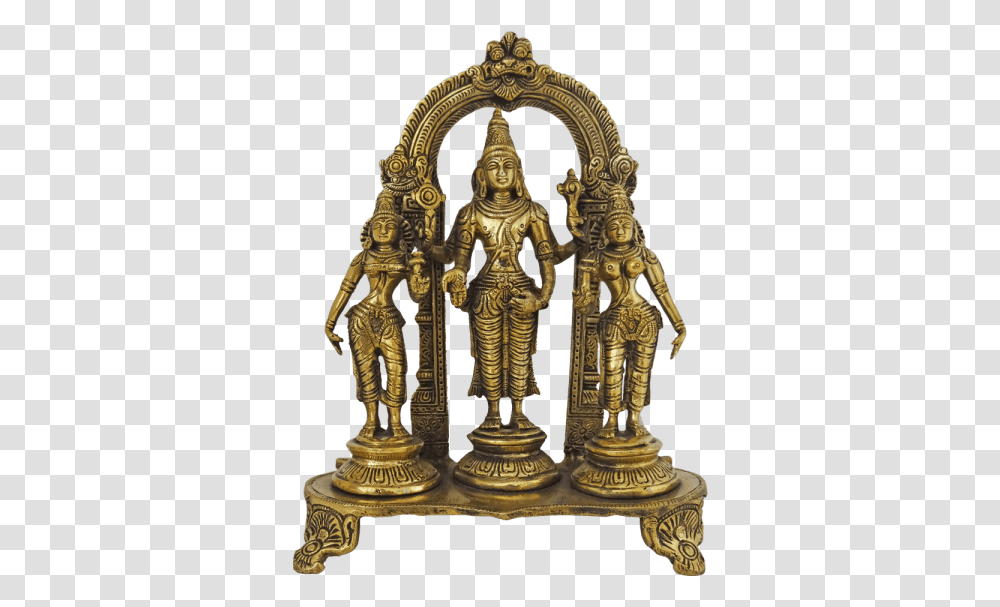 Venkateswara Sridevi Bhudevi Brass Statue Bronze, Altar, Church, Architecture, Building Transparent Png