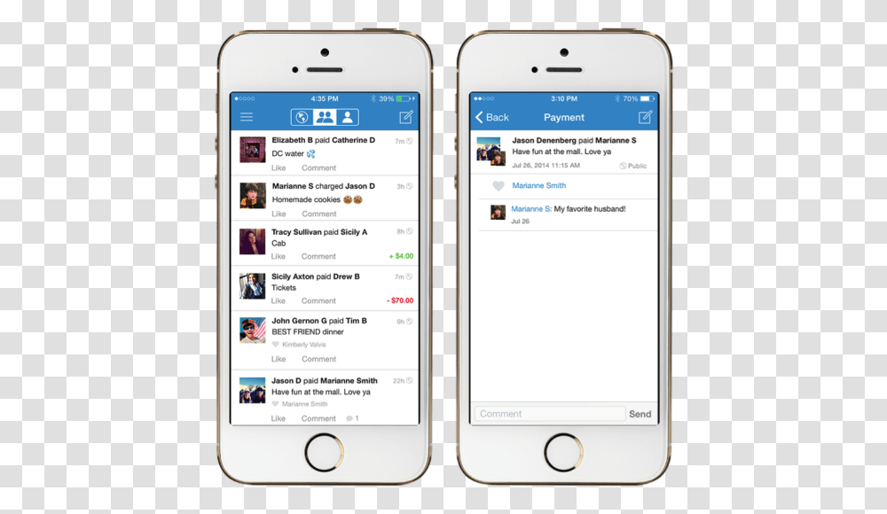 Venmo Newsfeed Venmo Social, Mobile Phone, Electronics, Cell Phone, Iphone Transparent Png