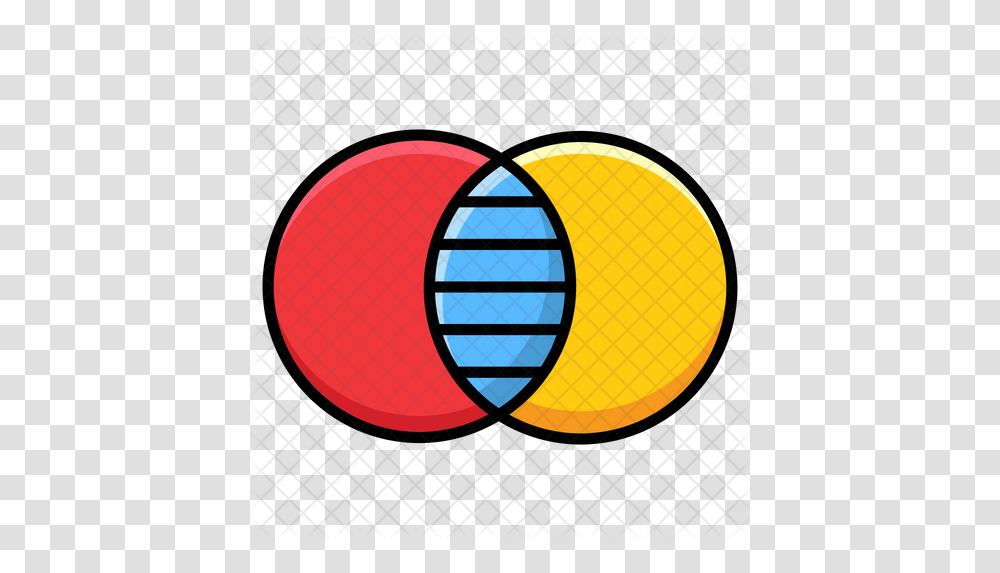 Venn Diagram Icon Vertical, Logo, Symbol, Trademark, Light Transparent Png
