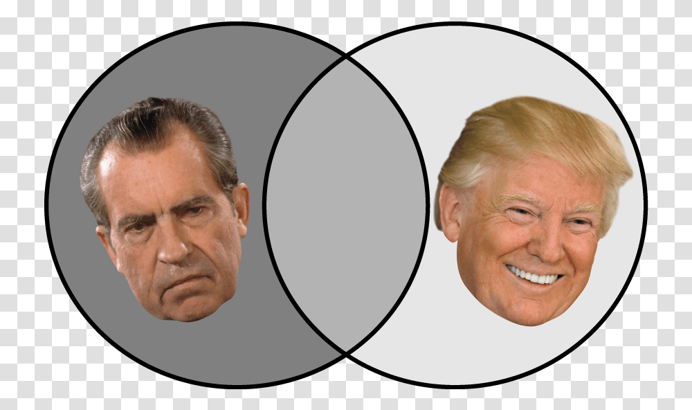 Venn Diagram Web Similarities Between Trump And Nixon, Face, Person, Head, Jaw Transparent Png