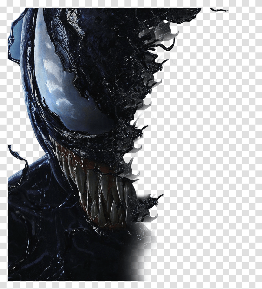 Venom Face, Painting, Alien, Green Transparent Png