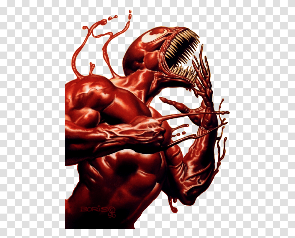 Venom Or Carnage Could Be Main Villain In Spider Man Venom Vs Carnage, Person, Human, Hand, Lobster Transparent Png