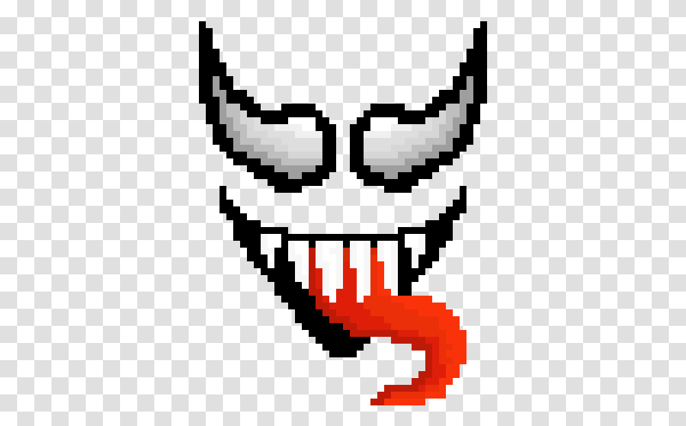 Venom Pixel Art, Logo, Trademark, Label Transparent Png