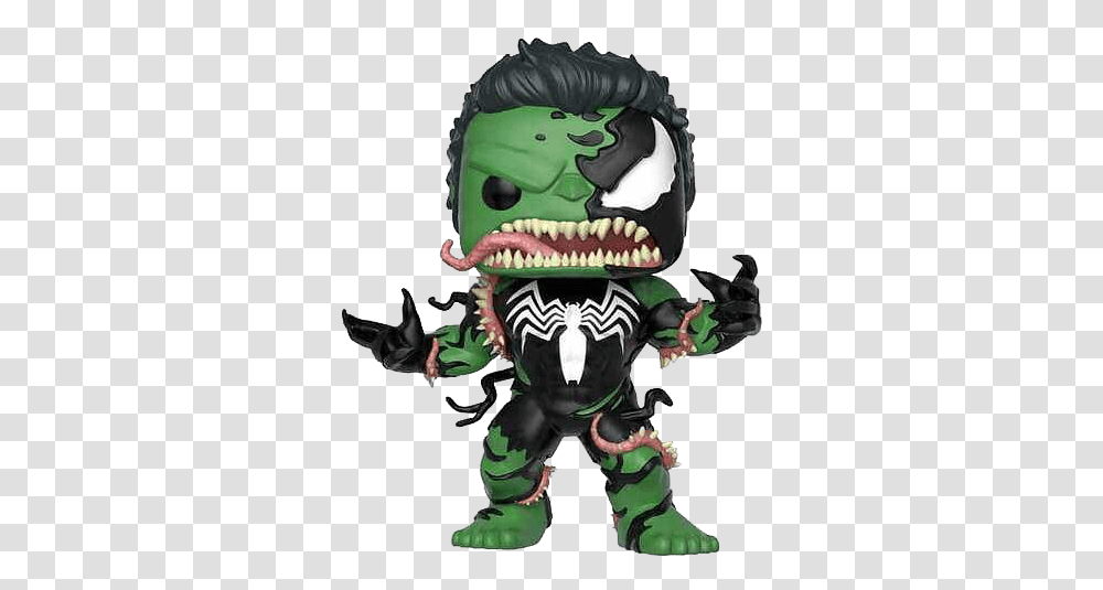 Venom Venomized Hulk Pop, Person, Human, Green, Toy Transparent Png