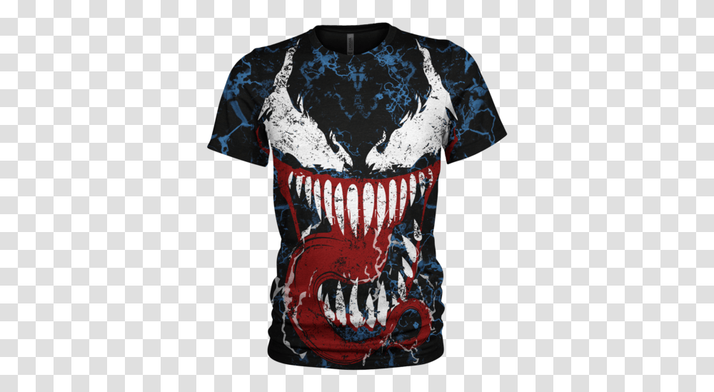 Venom Vs Carnage 3d ShirtData Image Id Venom 3d, T-Shirt, Dye, Costume Transparent Png