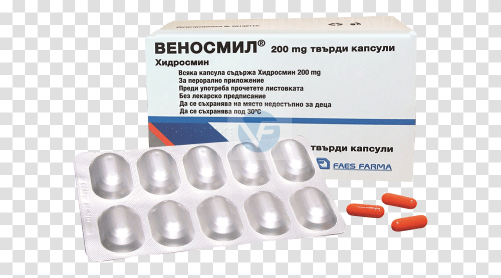 Venosmil 300 Mg, Medication, Pill, Capsule, Furniture Transparent Png