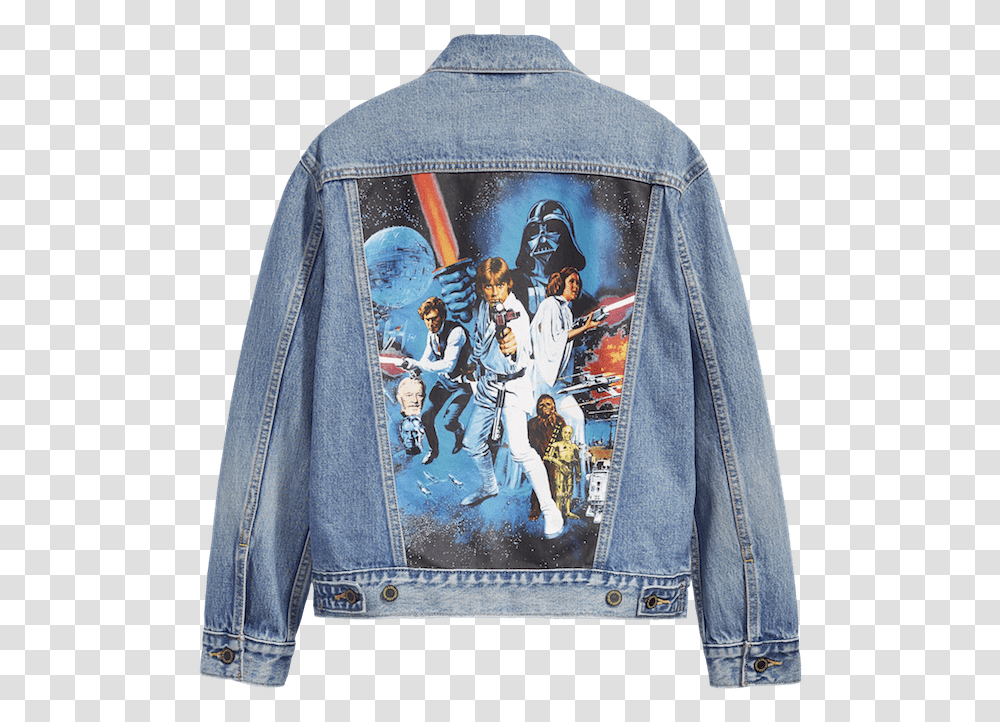 Ventures Into A New Galaxy With Star Wars Levis X Starwars, Clothing, Apparel, Pants, Jacket Transparent Png
