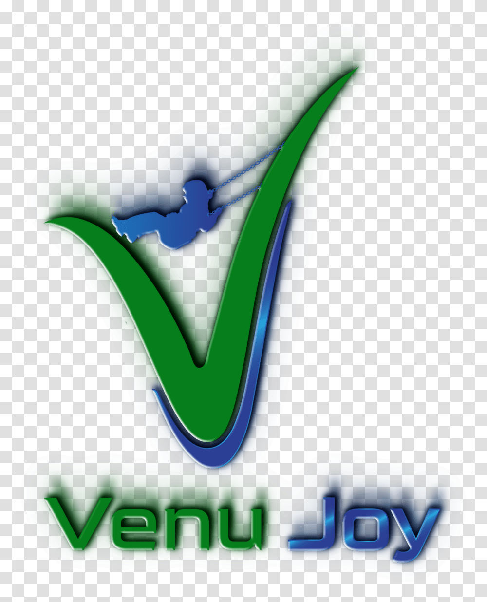 Venu Joy Electric Blue, Logo, Trademark Transparent Png