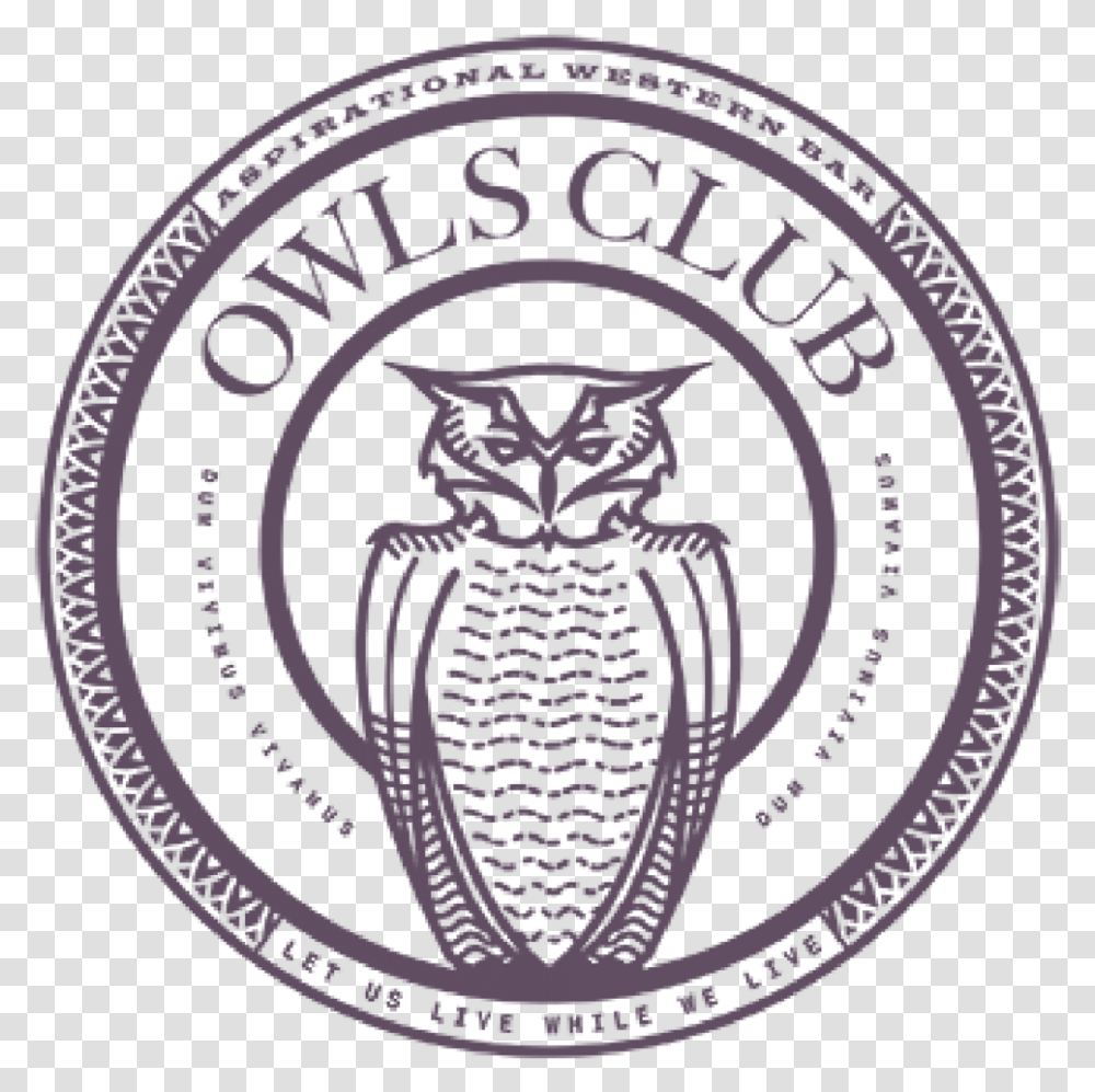Venues Owls Club Great Horned Owl, Logo, Trademark, Rug Transparent Png