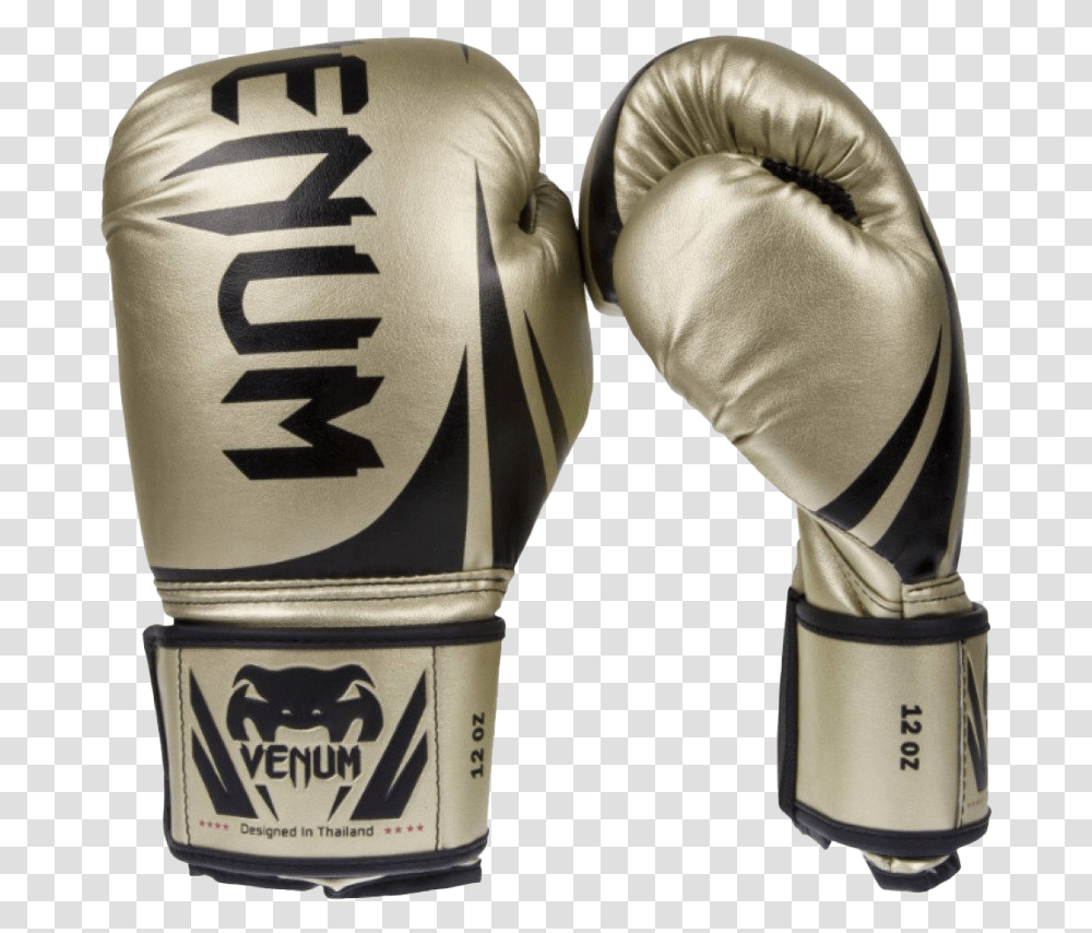 Venum Boxing Gloves Pic Gold Venum Boxing Gloves, Clothing, Apparel, Sport, Person Transparent Png