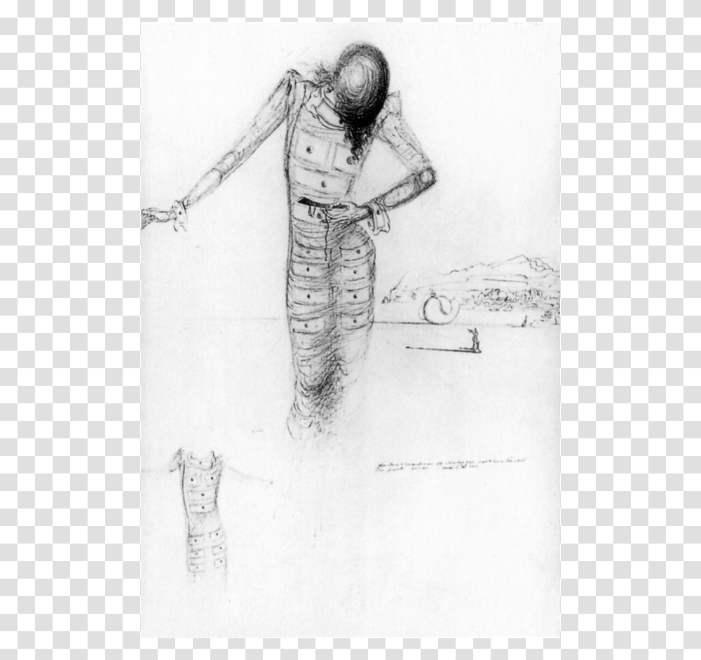 Venus De Milo With Tailleur A Cassetti Di Elsa Schiaparelli, Person, Human, Drawing Transparent Png